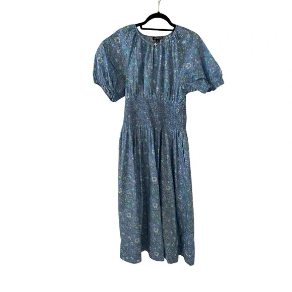 J. Crew | Dresses | J Crew Short Sleeve Smocked Waist Midi Dress Size M | Poshmark J. Crew | Dresses | J Crew Short Sleeve Smocked Waist Midi Dress Size M | Poshmark